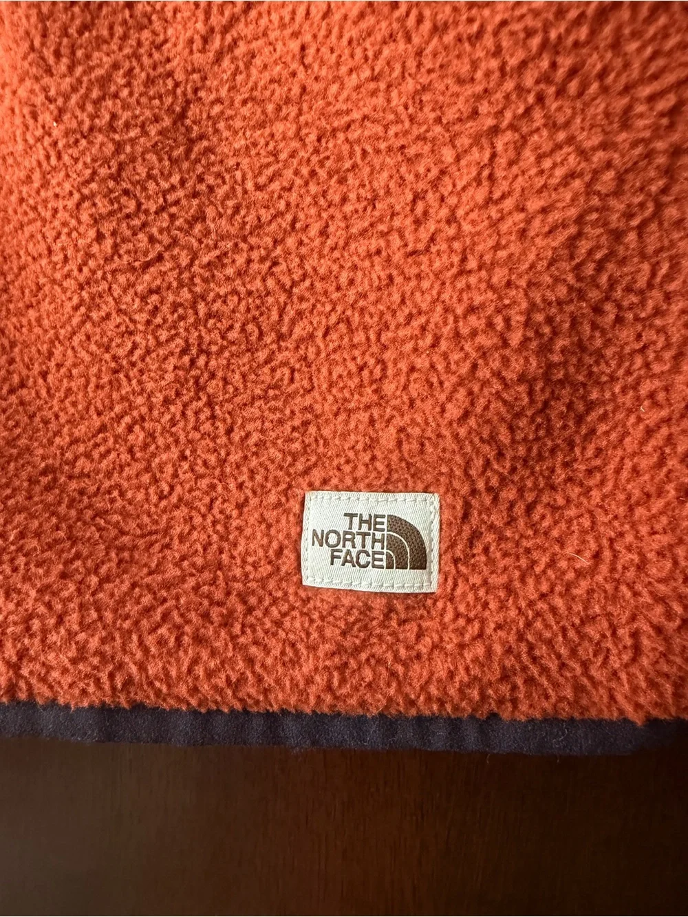 The North Face Orange Fleece Vest